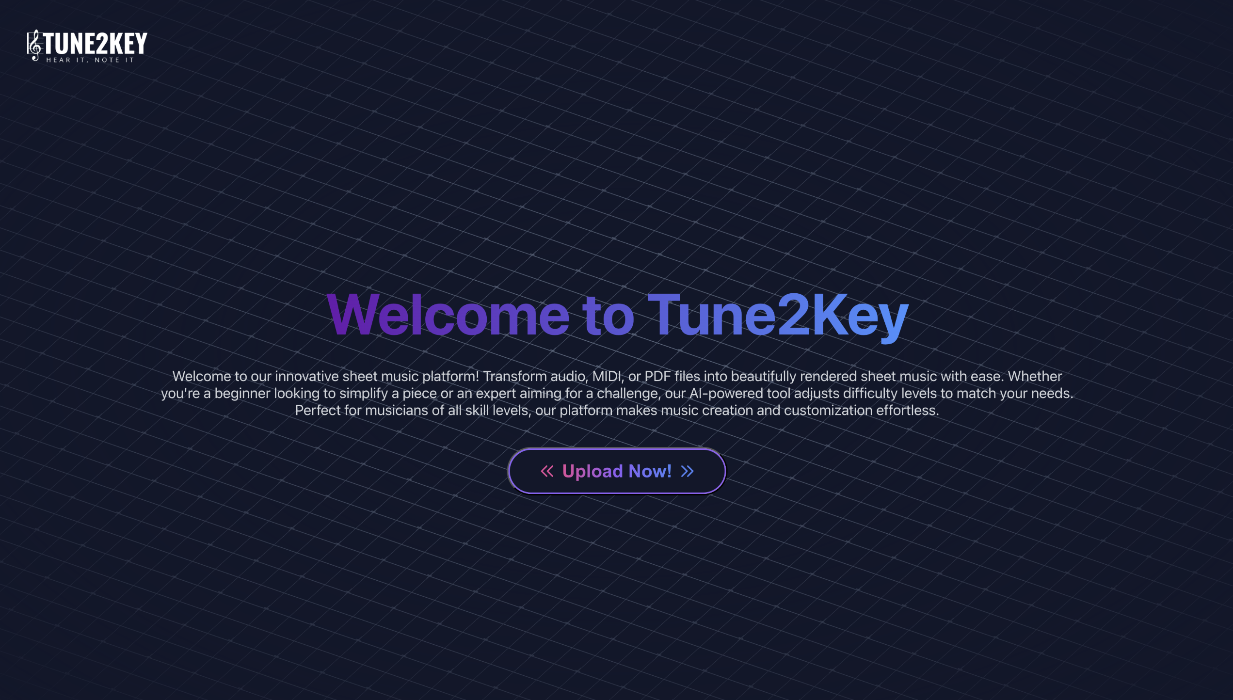 Tune2Keys - HackWestern